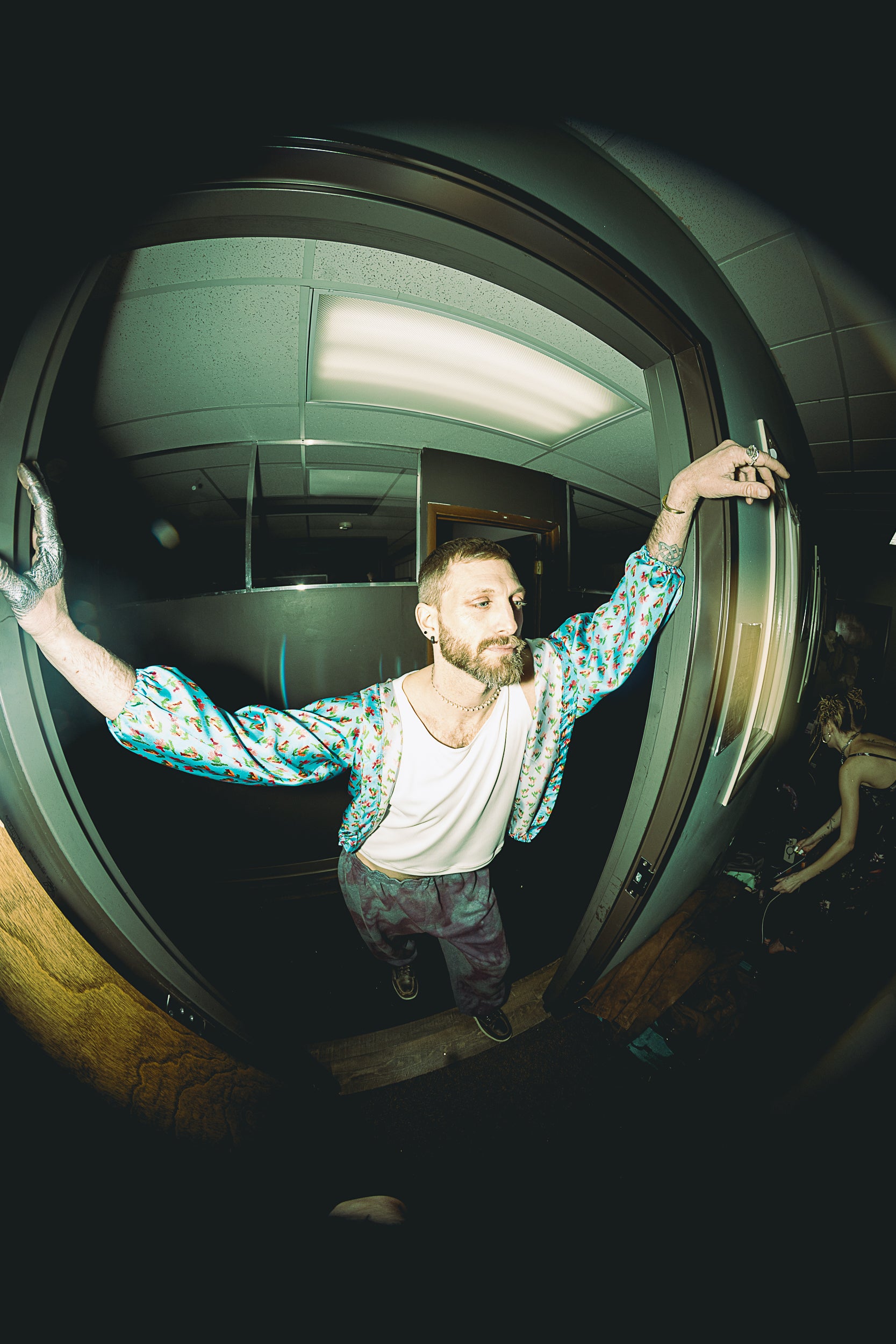 Backstage at The Disco